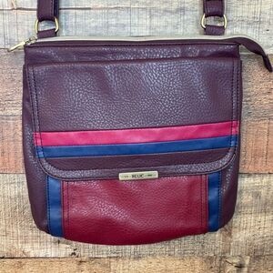 Multi Color Relic Women's Crossbody Bag, 11'x11", Faux Leather